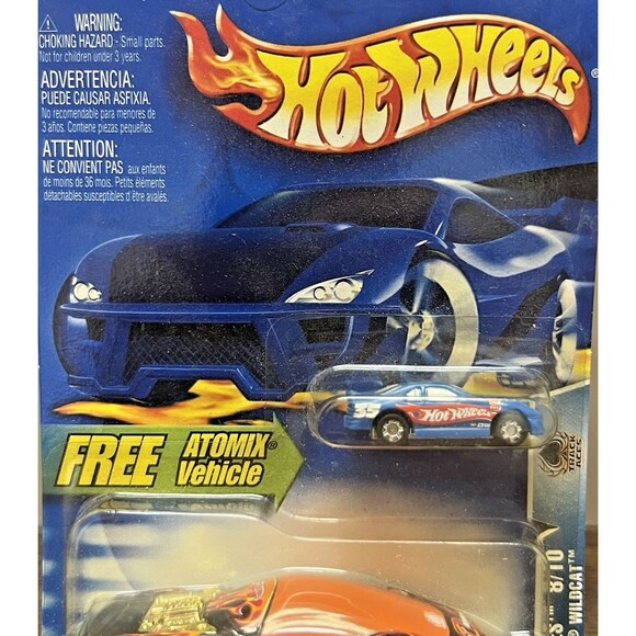 2003 Hot Wheels ~TRACK ACES 8/10~ Buick Wildcat Col. #173 (With Atomix) Gold 3Sp - Picture 6 of 8